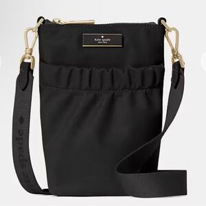 Kate Spade Black Nylon Phone Crossbody Bag